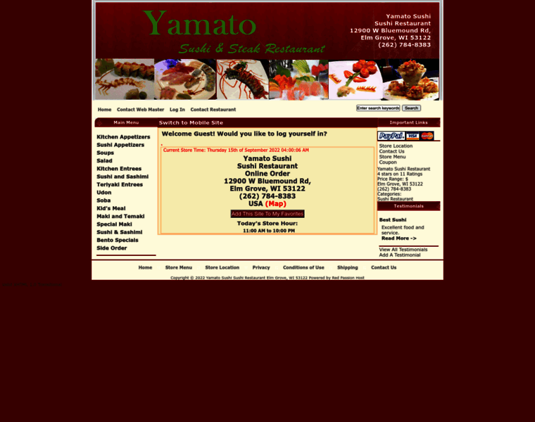 Yamatosushirestaurant.com thumbnail