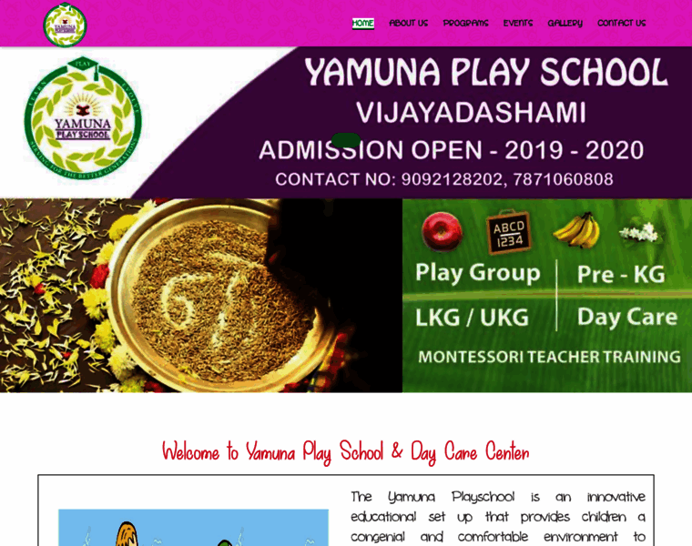 Yamunaplayschool.com thumbnail