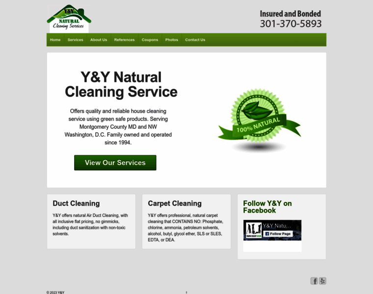 Yandycleaning.com thumbnail