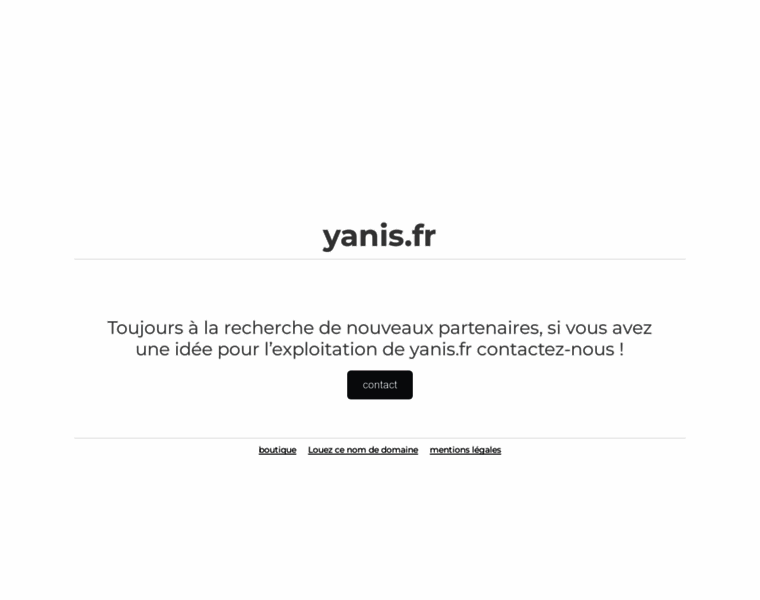 Yanis.fr thumbnail