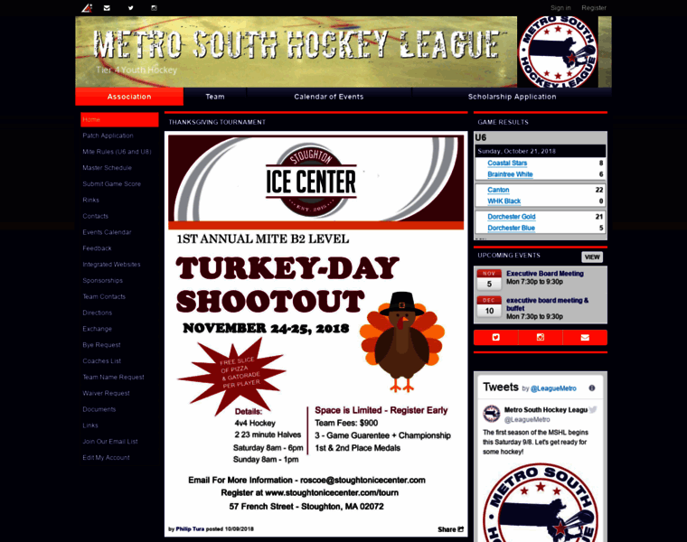 Yankeeconferencehockey.com thumbnail