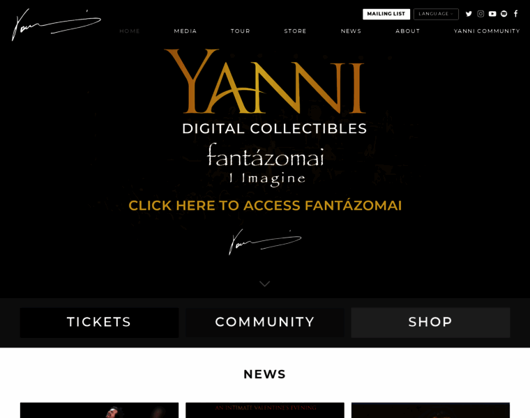 Yanni.com thumbnail
