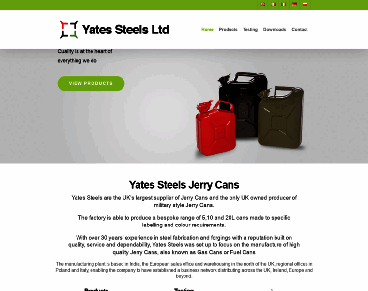 Yatessteels.com thumbnail