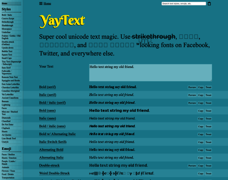 Yaytext.com thumbnail