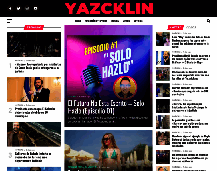 Yazcklin.com thumbnail
