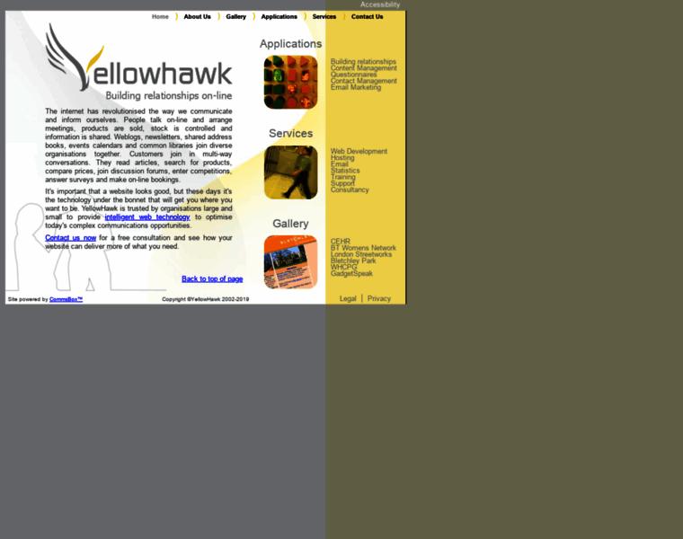 Yellowhawk.co.uk thumbnail