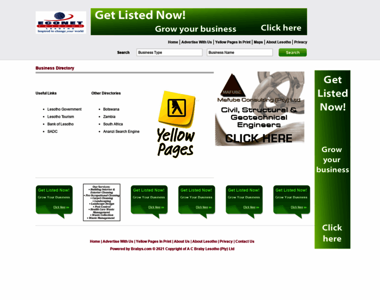 Yellowpages.co.ls thumbnail