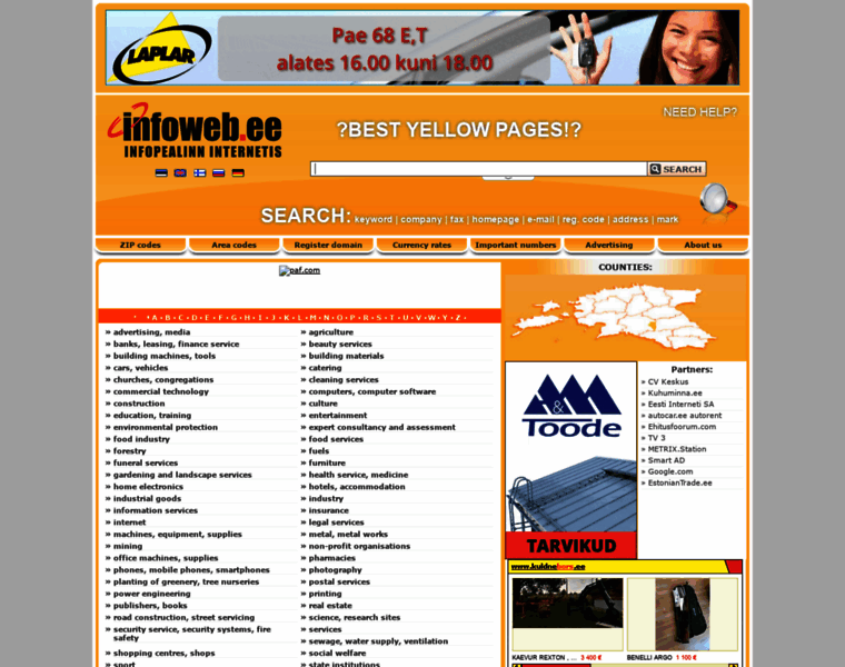 Yellowpages.ee thumbnail
