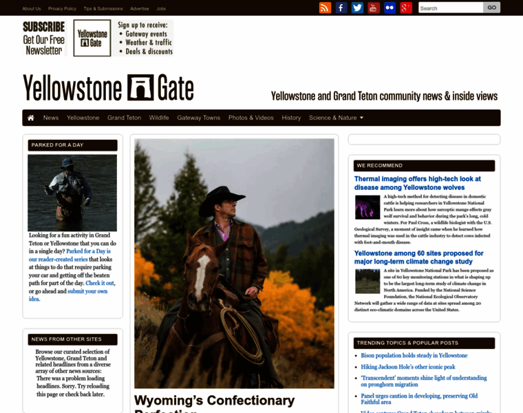 Yellowstonegate.com thumbnail