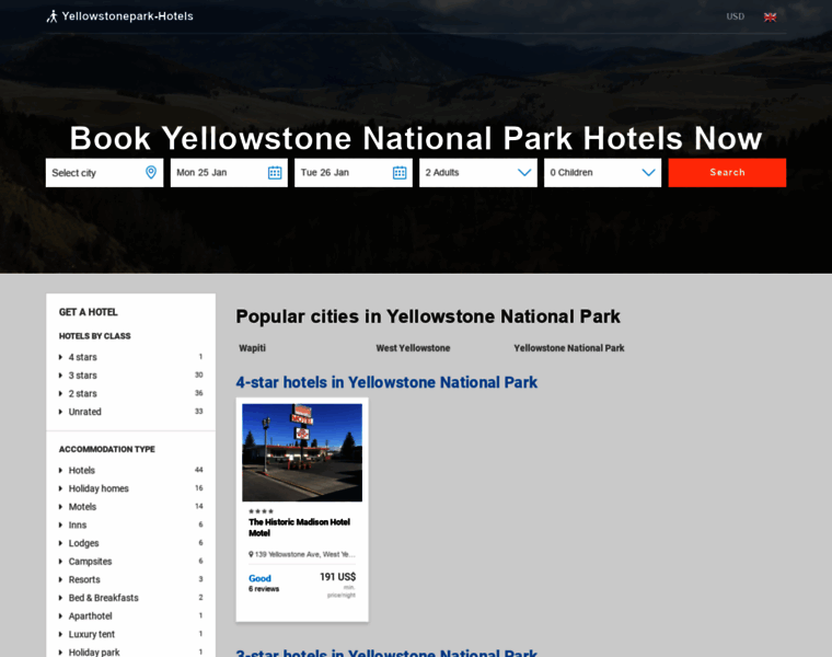 Yellowstonepark-hotels.com thumbnail
