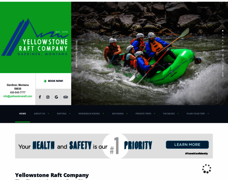 Yellowstoneraft.com thumbnail