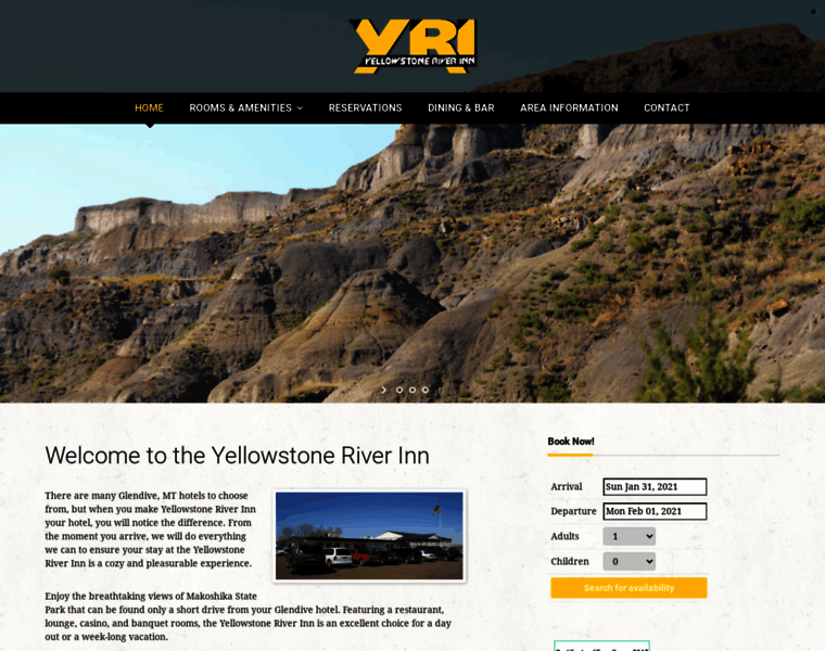 Yellowstoneriverinn.net thumbnail