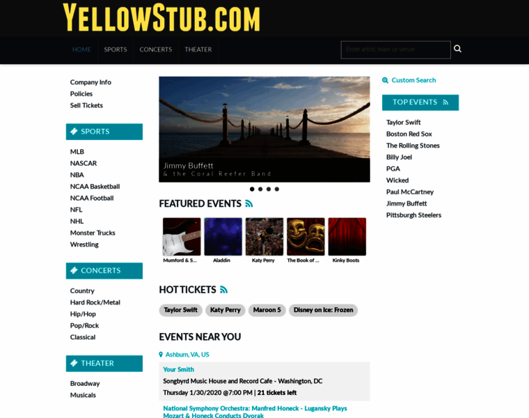 Yellowstub.com thumbnail