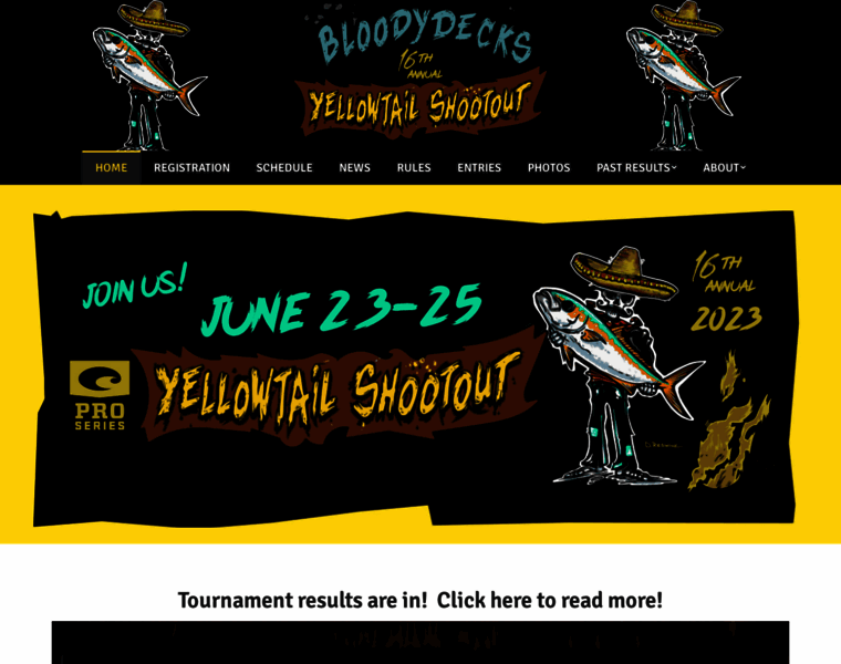 Yellowtailshootout.com thumbnail