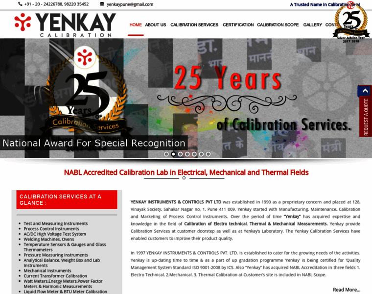 Yenkayinstruments.com thumbnail
