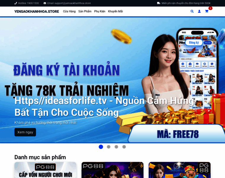 Yensaokhanhhoa.store thumbnail