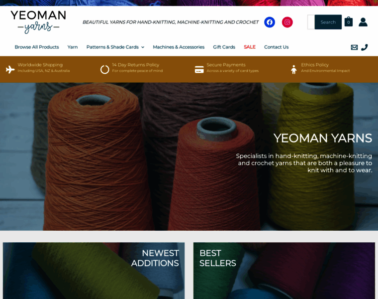 Yeoman-yarns.co.uk thumbnail