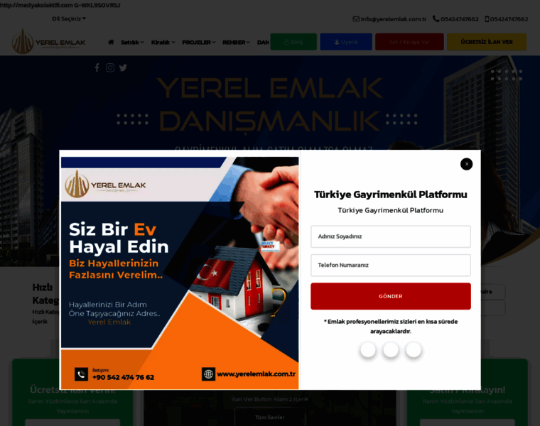Yerelemlak.com.tr thumbnail
