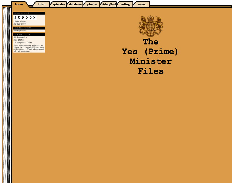 Yes-minister.com thumbnail