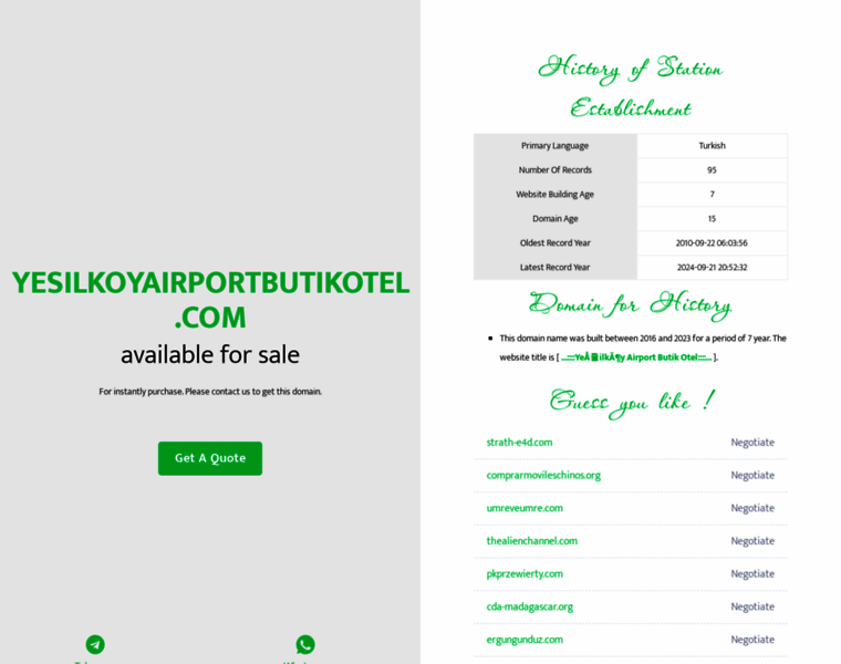 Yesilkoyairportbutikotel.com thumbnail