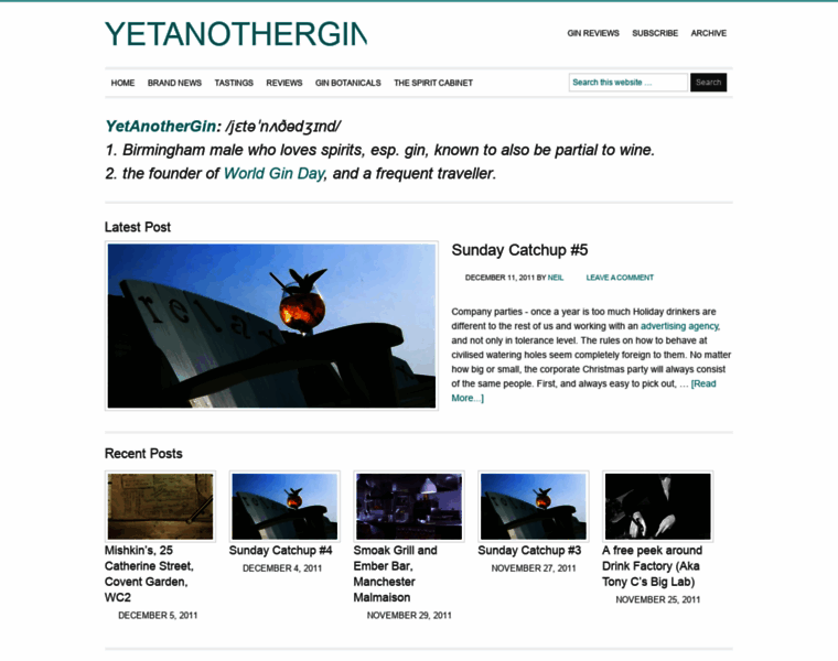 Yetanothergin.co.uk thumbnail
