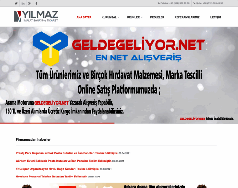 Yilmazimalat.com thumbnail