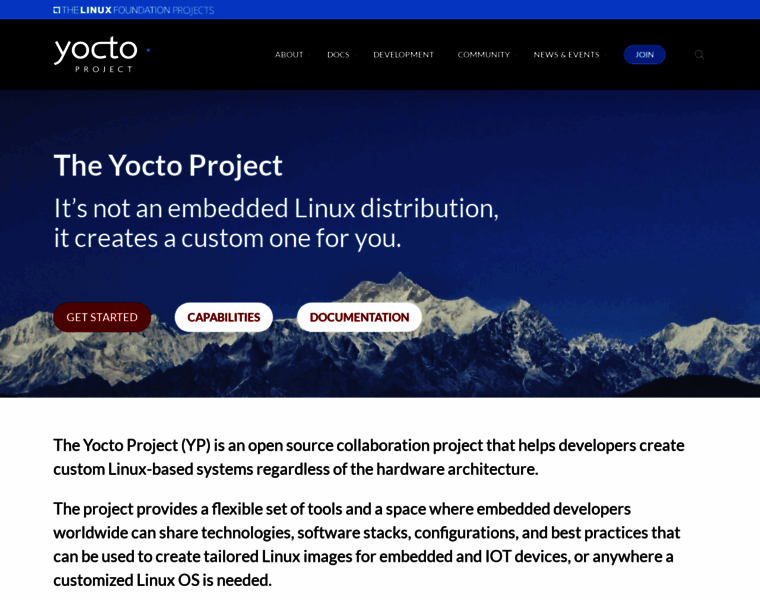 Yoctoproject.org thumbnail
