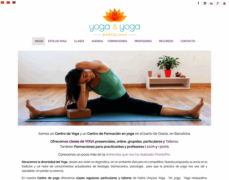 Yoga-yogabcn.com thumbnail