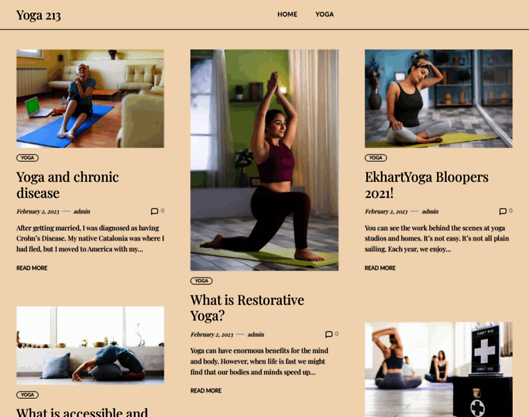 Yoga213.com.au thumbnail