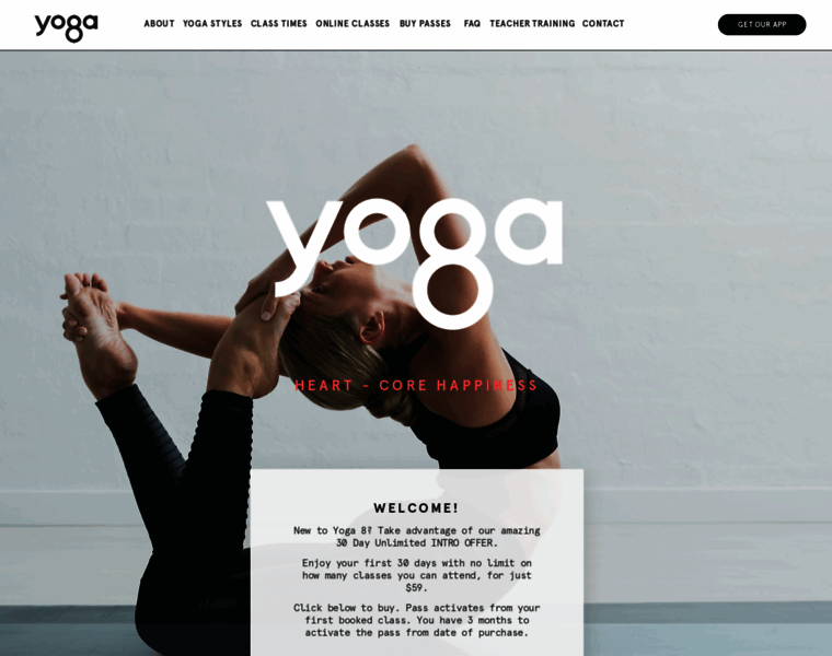 Yoga8.com.au thumbnail
