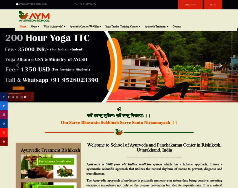 Yogaayurvedacourses.com thumbnail