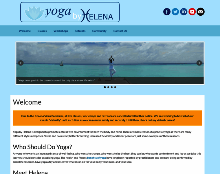 Yogabyhelena.com thumbnail
