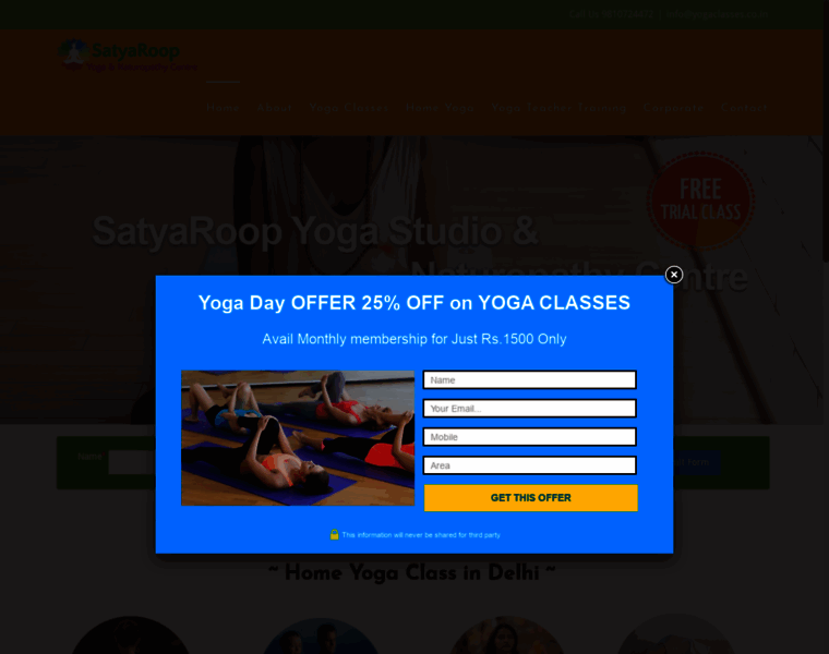 Yogaclasses.co.in thumbnail