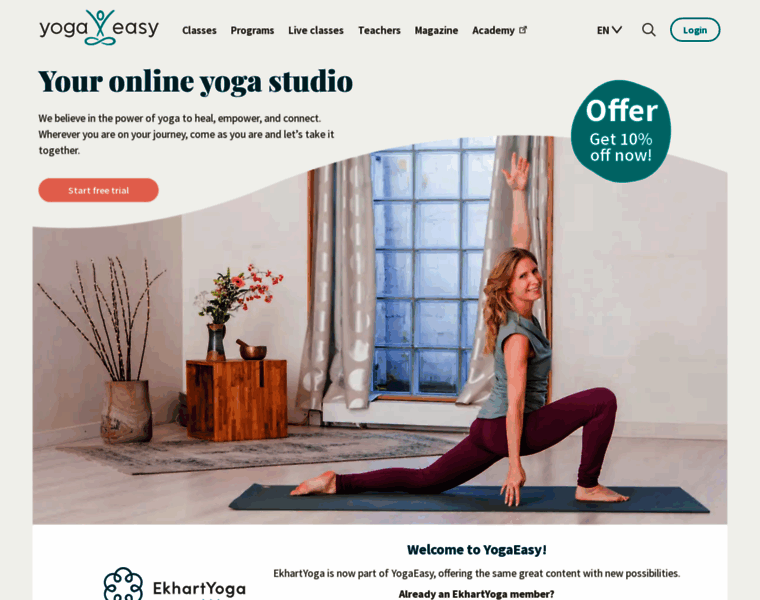 Yogaeasy.com thumbnail