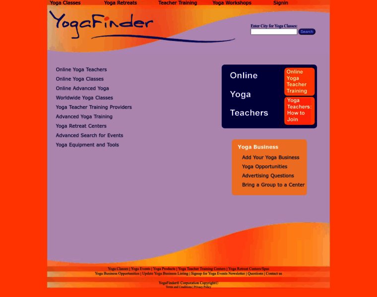 Yogafinder.com thumbnail