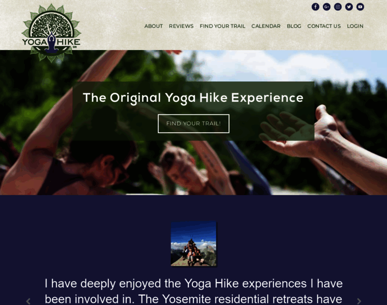 Yogahike.com thumbnail