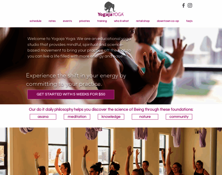 Yogajayoga.com thumbnail