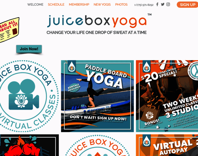 Yogajuicebox.com thumbnail