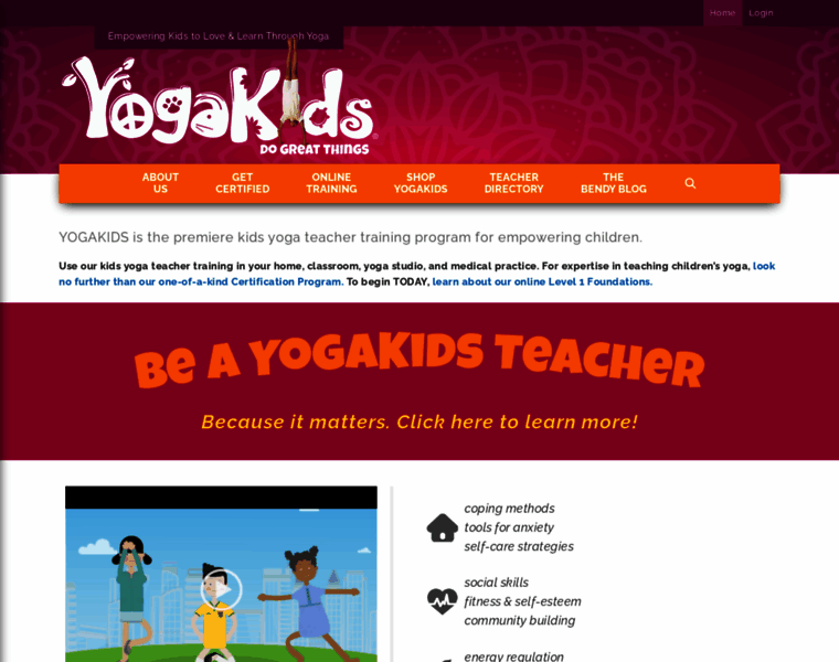 Yogakids.com thumbnail