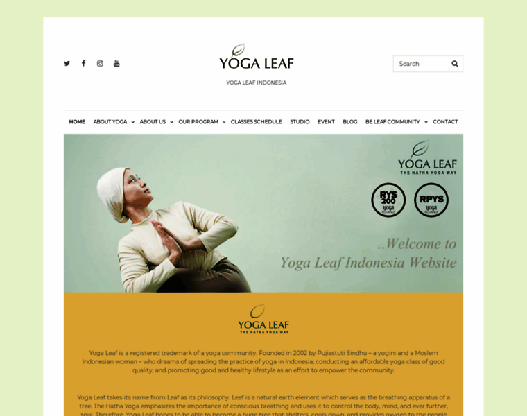 Yogaleaf.com thumbnail