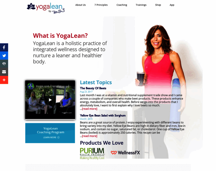 Yogalean.com thumbnail