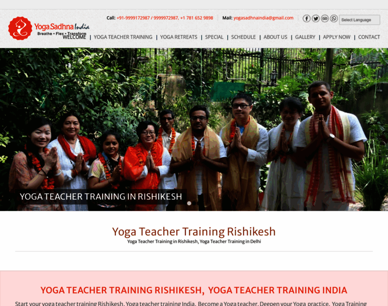 Yogasadhnaindia.com thumbnail