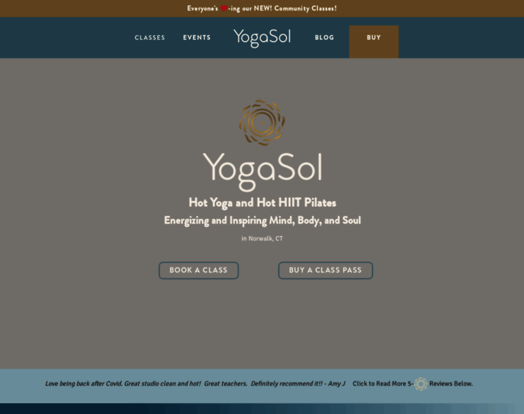 Yogasol.com thumbnail