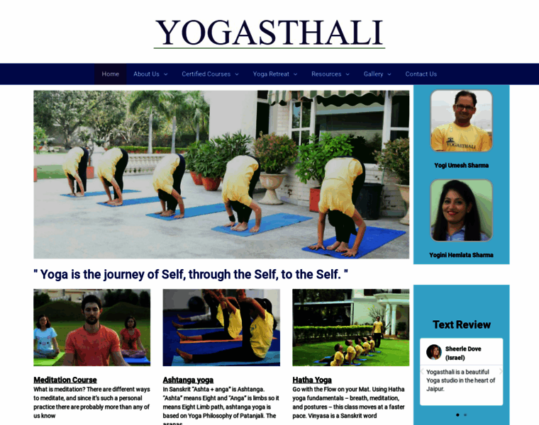 Yogasthali.com thumbnail