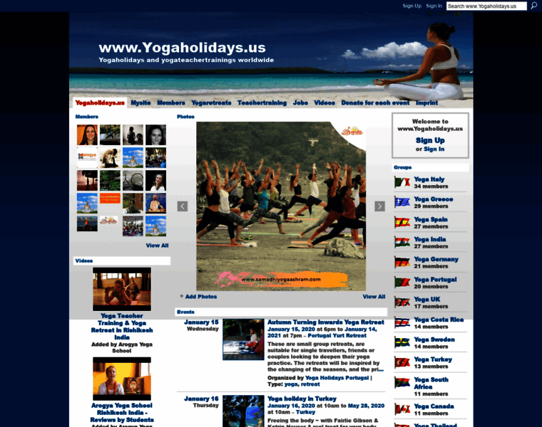 Yogatravel.net thumbnail