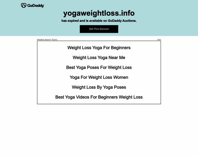Yogaweightloss.info thumbnail