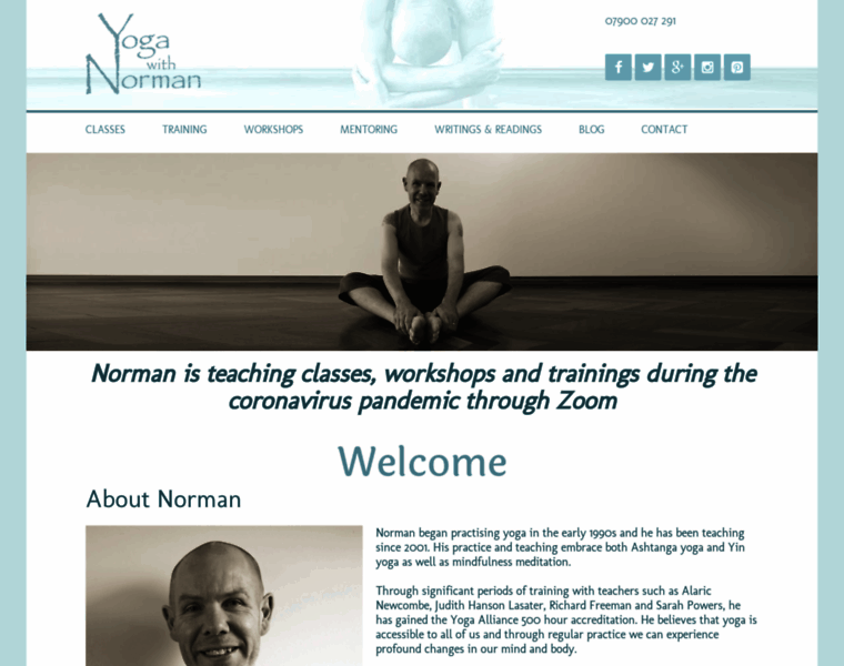 Yogawithnorman.co.uk thumbnail