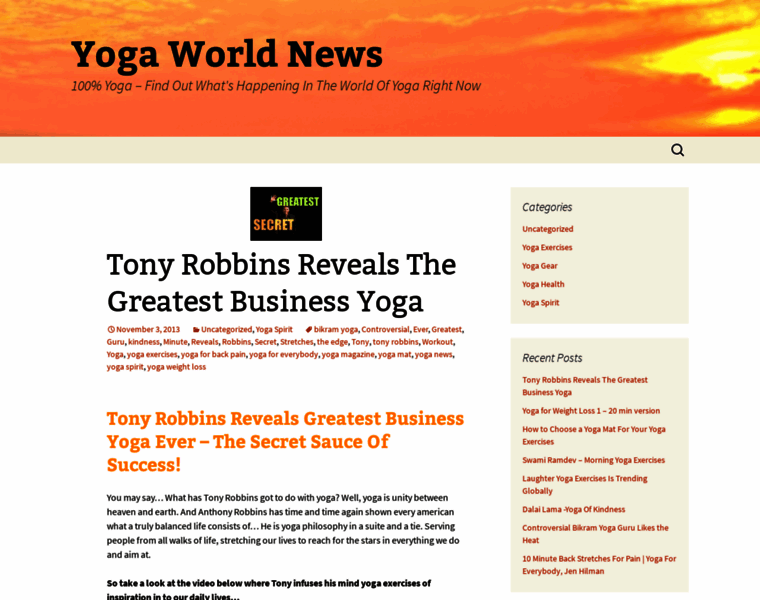 Yogaworldnews.com thumbnail