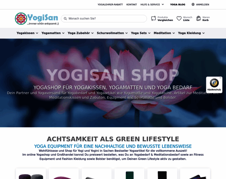 Yogisan-shop.com thumbnail