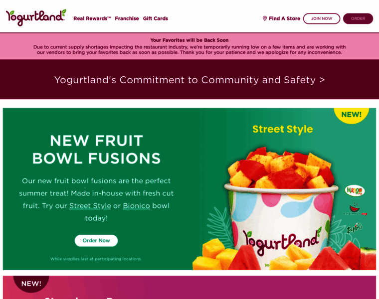 Yogurt-land.com thumbnail